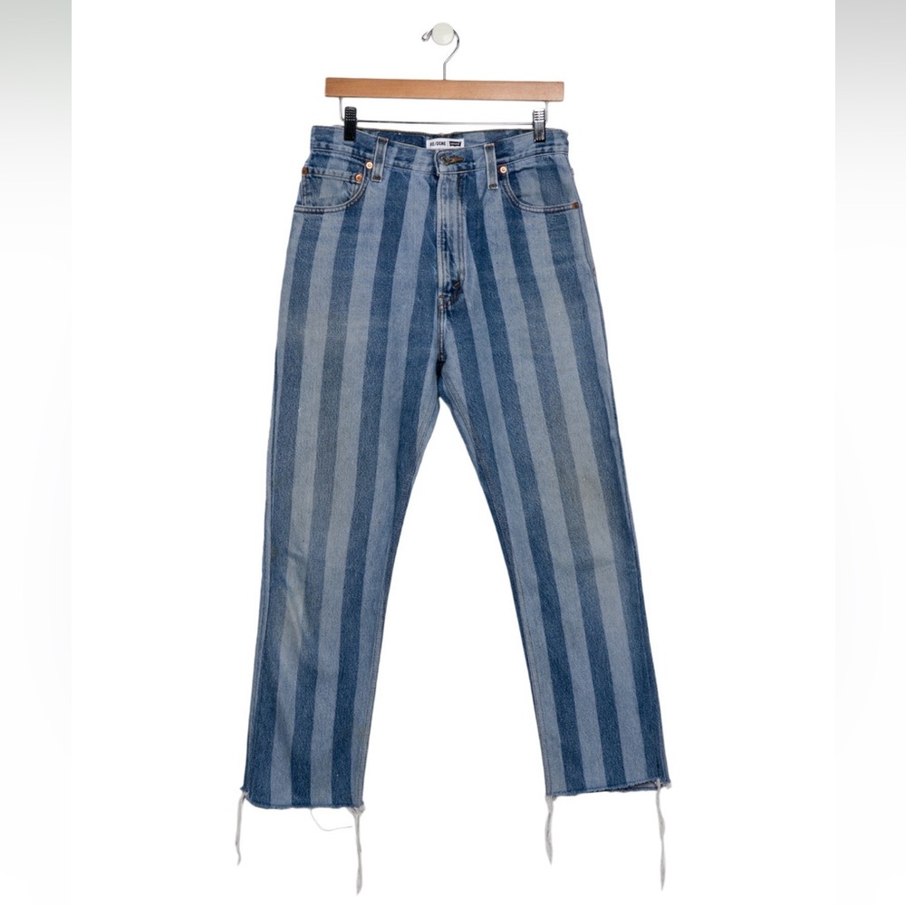 Re/Done x LEVIS - High-Rise Straight Leg Jeans - 100% Authentic